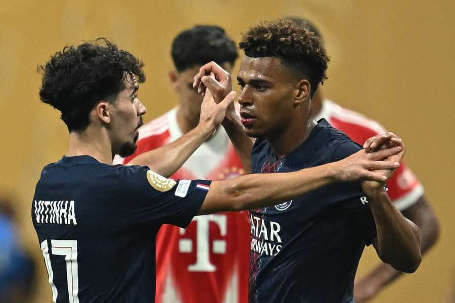 Doué abrió el marcador en el PSG 2-0 Bayern