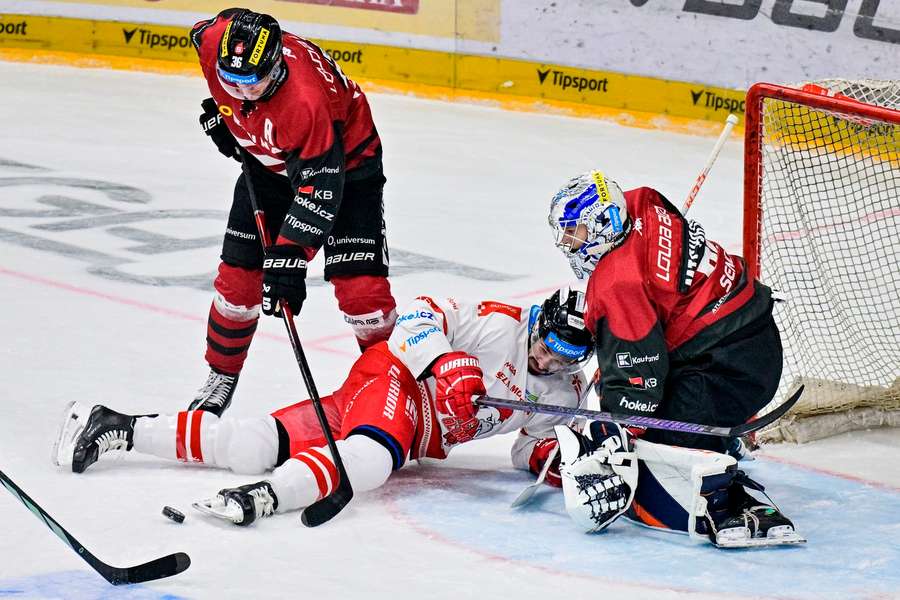 Martin Michajlov v zápase s Olomoucí.