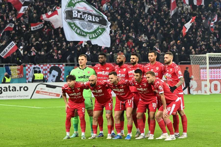 Dinamo ocupă locul 15 în Superliga României