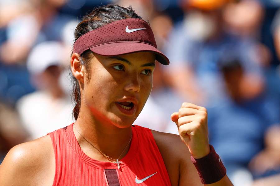 Raducanu está classificada em 36º lugar no ranking mundial 