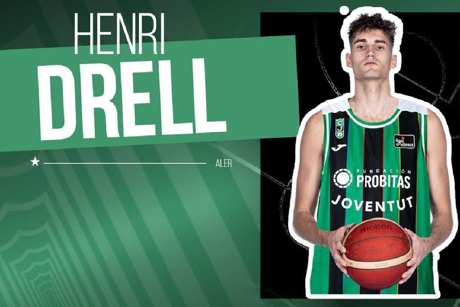 El estonio Henri Drell, nuevo jugador del Joventut