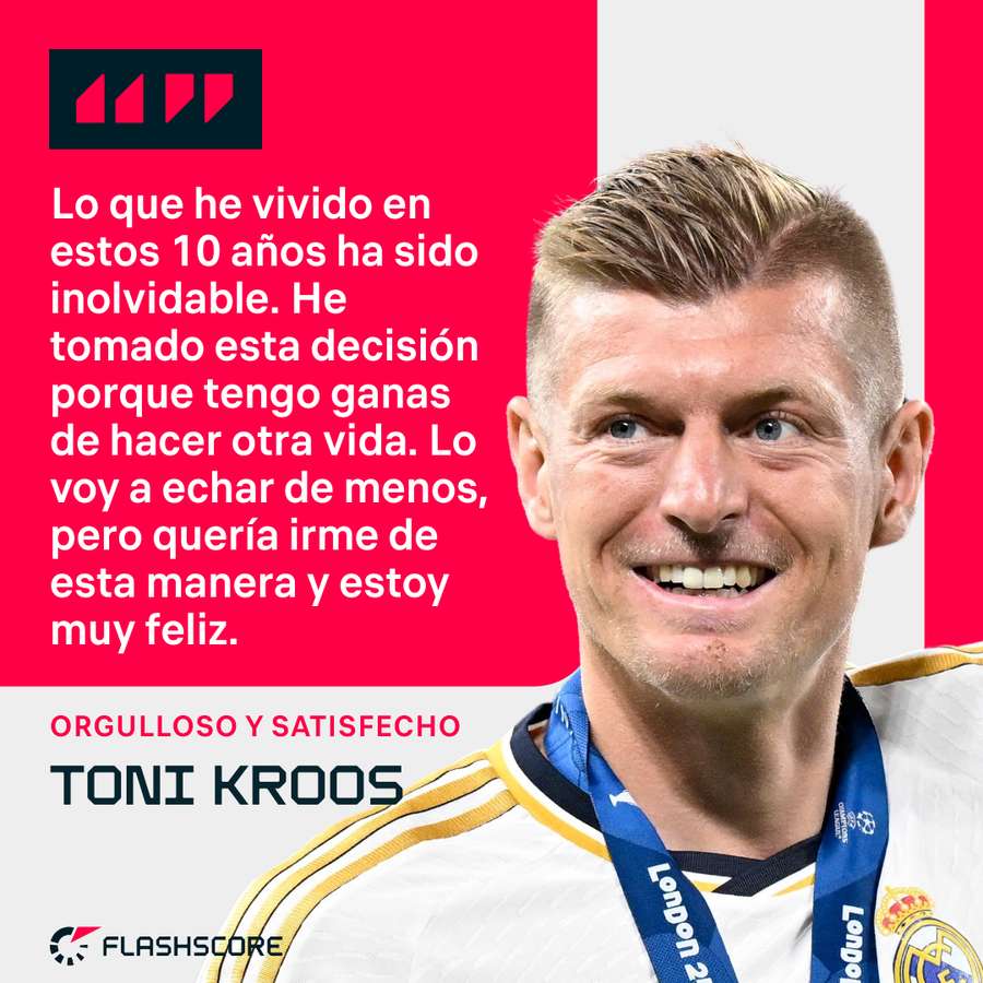 Las declaraciones de Kroos.