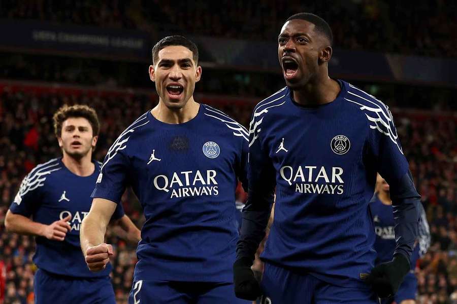 Dembélé fez o gol do PSG no tempo normal