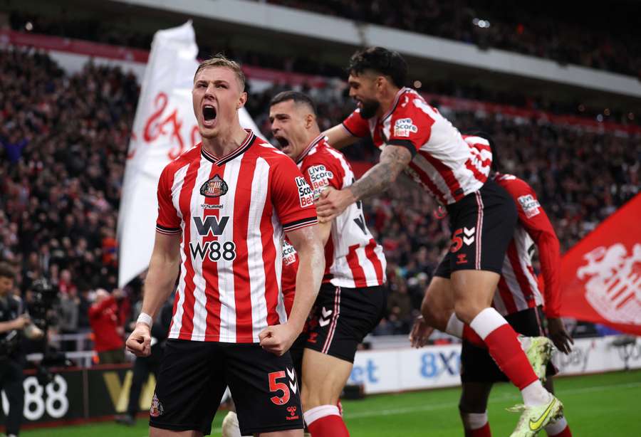 Sunderland goal celebration vs Newcastle United Sunderland goal celebration vs Newcastle United