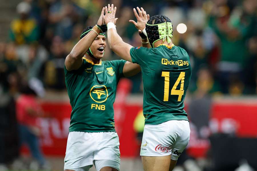 Kurt-Lee Arendse returns to the Springbok squad after injury. 