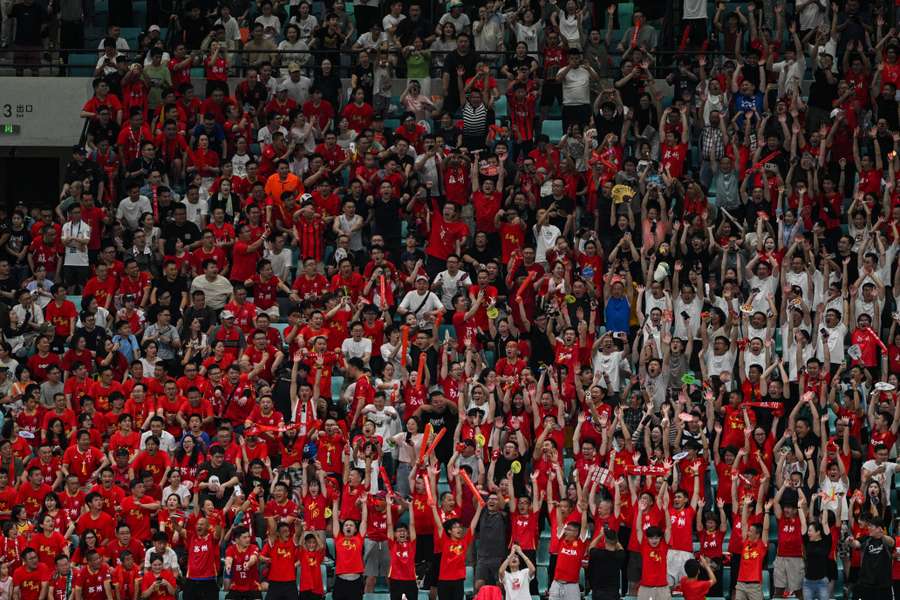 La afición enloquece en Suzhou