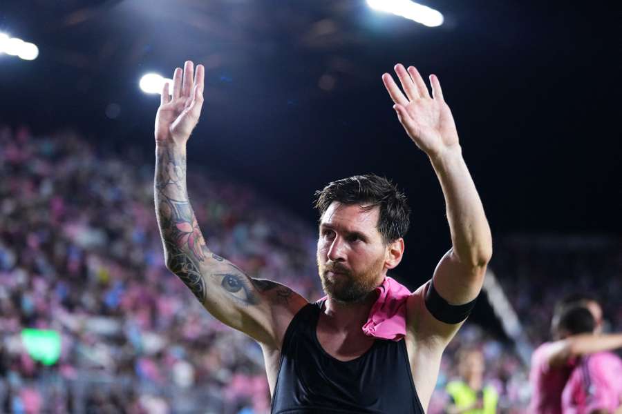 Messi, durante un partido ante el Nashville