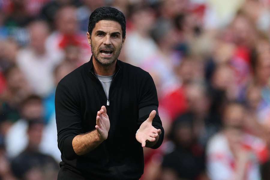 Mikel Arteta lors de la dernière rencontre en Premier League. 