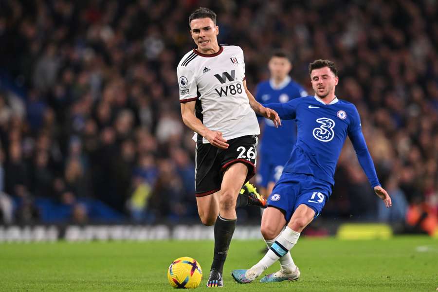 Palhinha com a camisa do Fulham