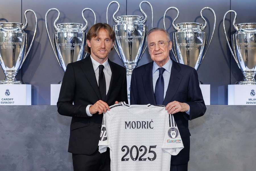 Luka Modric est lié au Real jusqu'en 2025