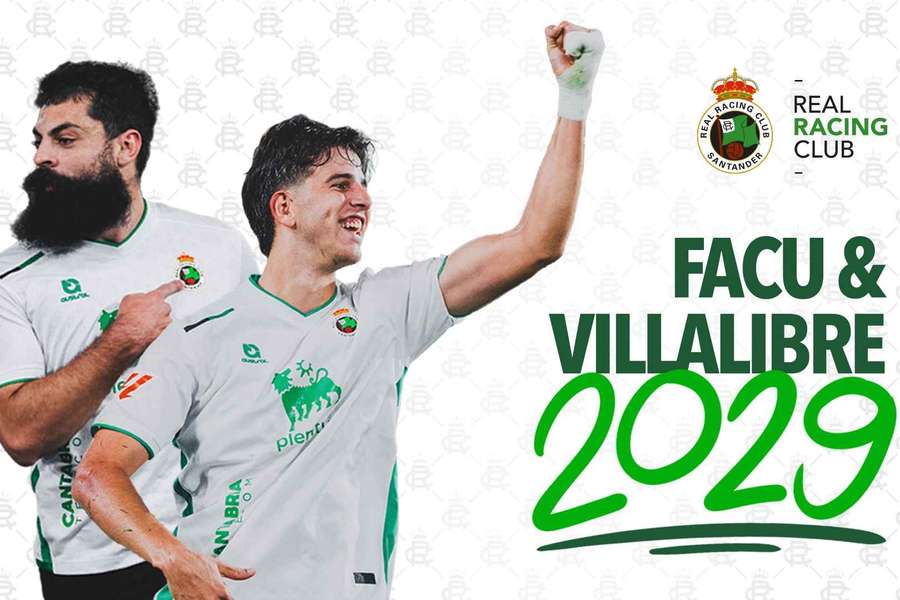 Villalibre y Facundo González seguirán en el Racing hasta 2029 Villalibre y Facundo González seguirán en el Racing hasta 2029