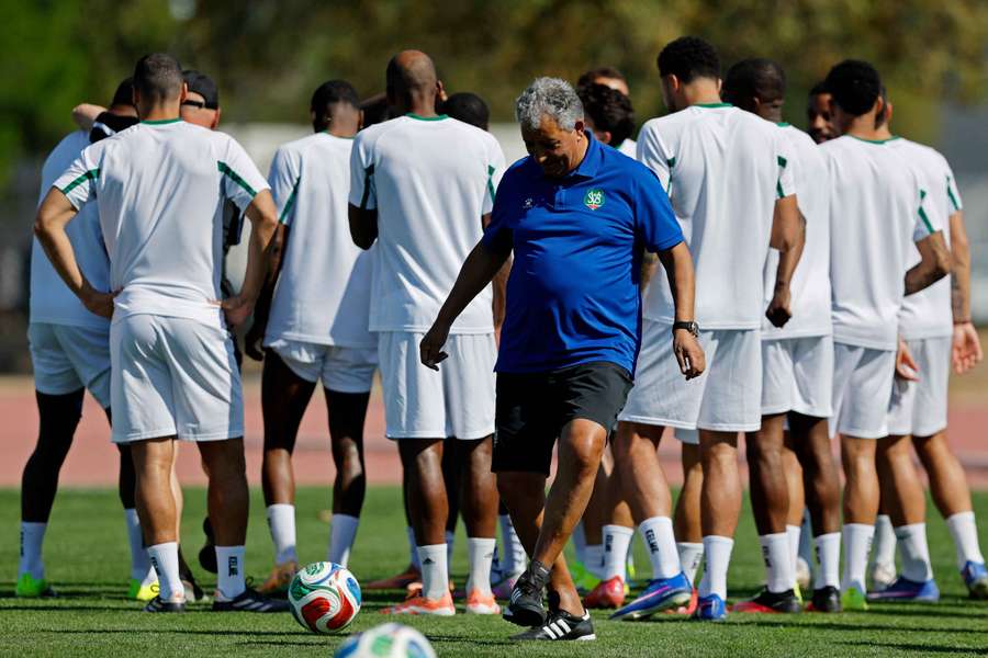 Ten Cate, en un entrenamiento de Surinam
