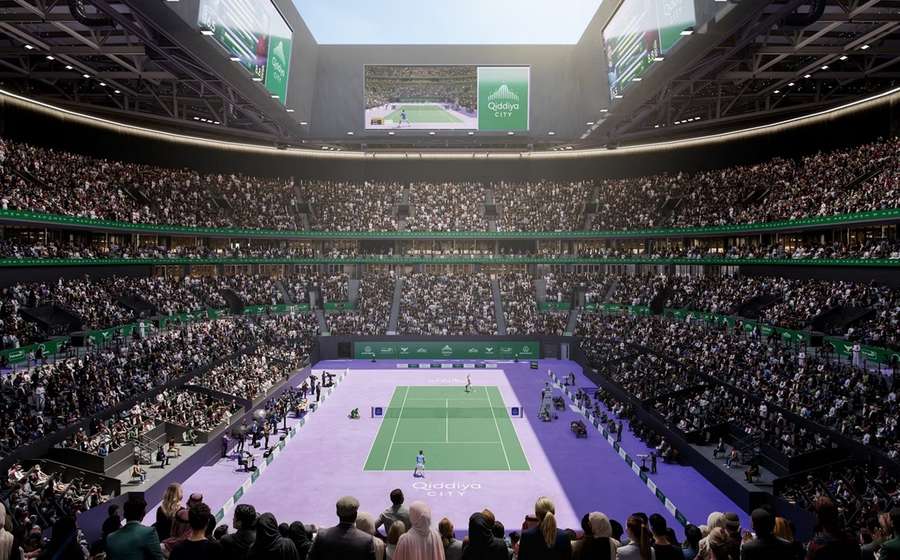 Desenho da Quadra Central do futuro centro saudita