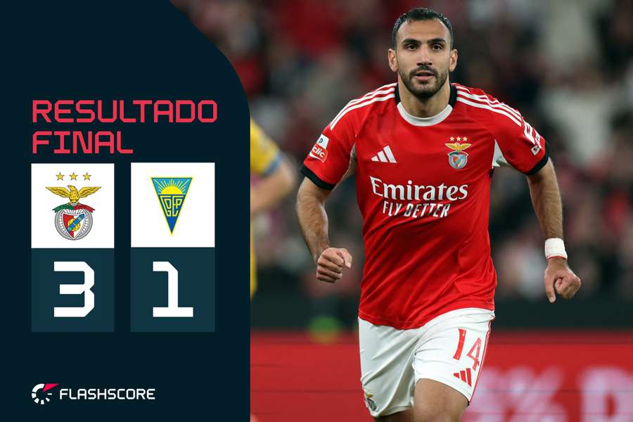 Pavlidis festeja pelo Benfica