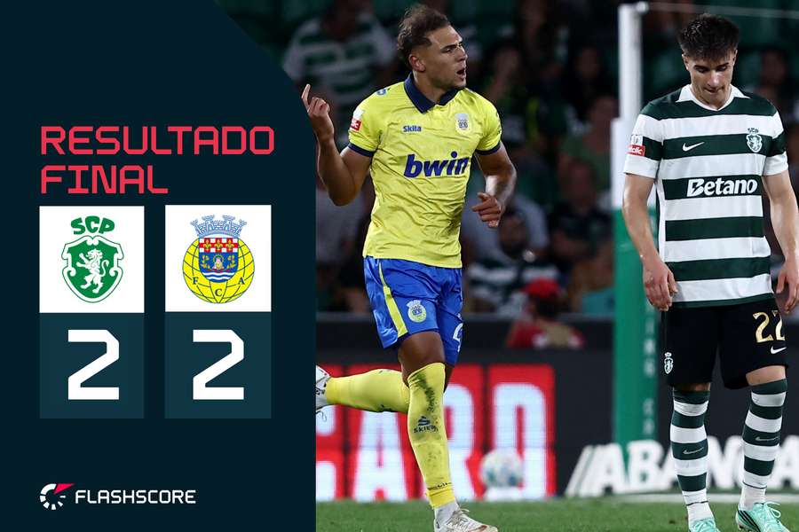 Dylan Nandín fez o 2-2 do Arouca aos 88 minutos Dylan Nandín fez o 2-2 do Arouca aos 88 minutos
