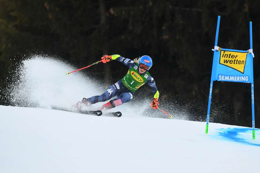 Mikaela Shiffrin nærmer sig flot World Cup-rekord med hastige skridt