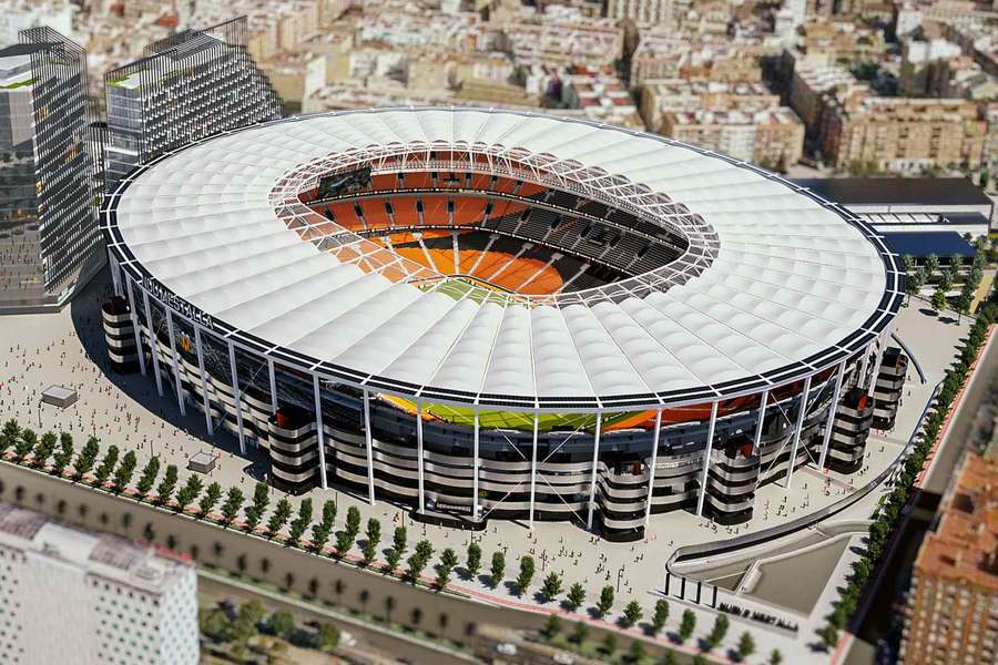 Render del Nou Mestalla.