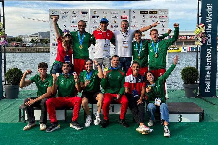 Equipa portuguesa que participou nos Mundiais de maratona