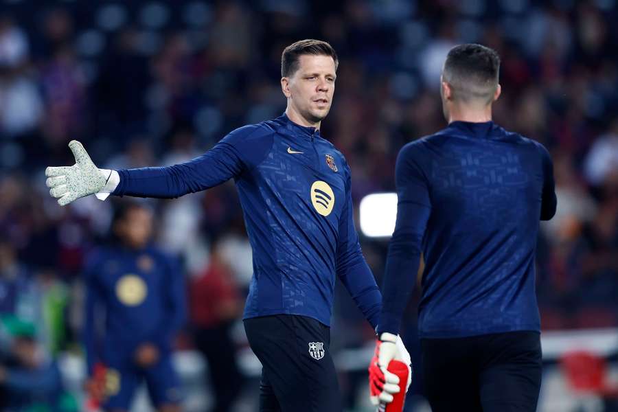 Szczesny com Iñaki Peña