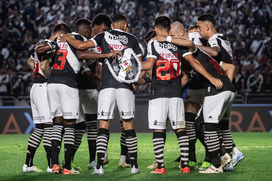 O Vasco vem de empate diante do Bragantino