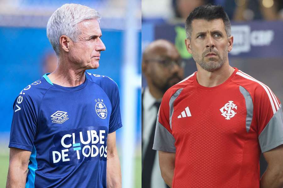 Luís Castro e Paulo Pezzolano duelam no Grenal da final do Gauchão