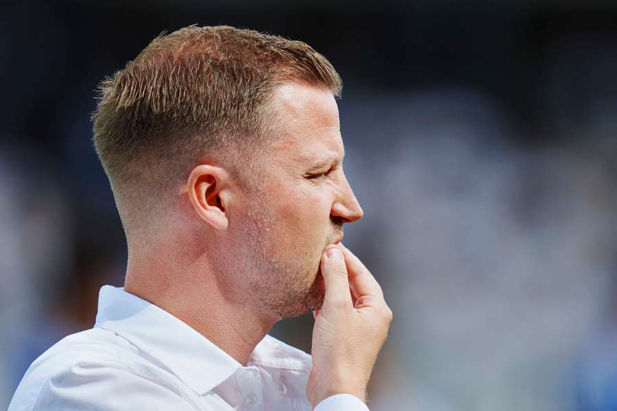 FCKs FCKs Cheftræner Jacob Neestrup før superligakampen mellem Lyngby Boldklub og FC København FCKs FCKs Cheftræner Jacob Neestrup før superligakampen mellem Lyngby Boldklub og FC København