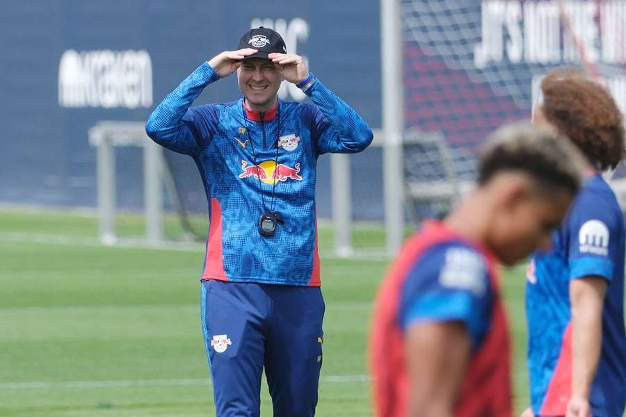 Ole Werner beim Training