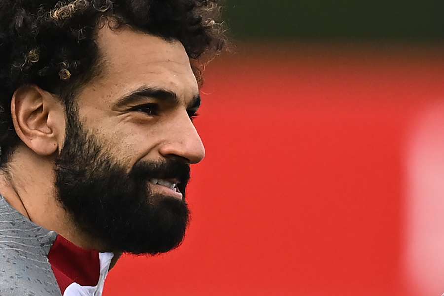 Mohamed Salah está de volta aos treinos