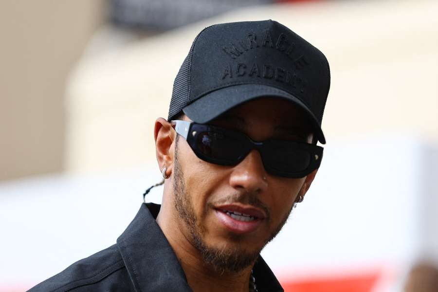 Mercedes' Lewis Hamilton ahead of the race