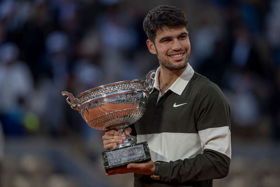 Carlos Alcaraz, tras ganar Roland Garros