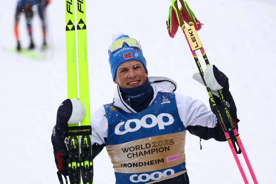 Nordic World Ski Championships: Norway's Johannes Hoesflo Klaebo claims ...