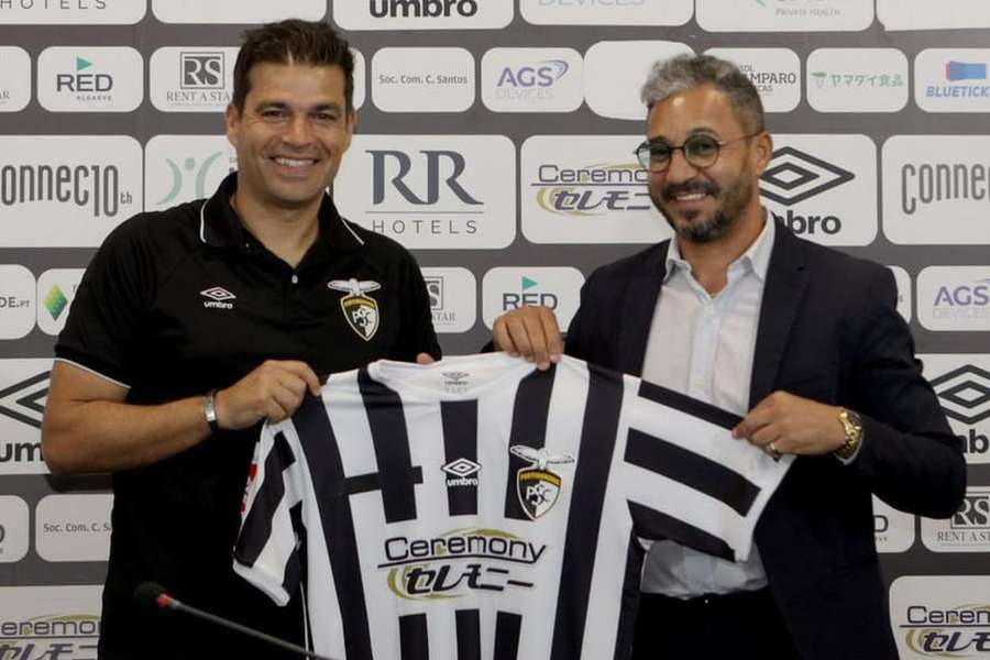 Tiago Fernandes é o treinador do Portimonense