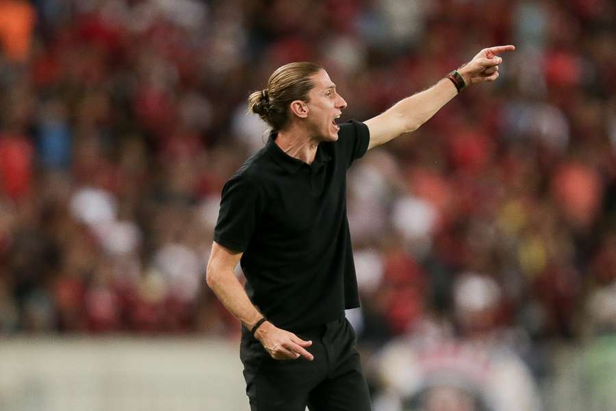 Filipe Luís, treinador do Flamengo