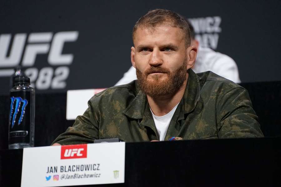 Jan Błachowicz na konferencji prasowej przed UFC 282