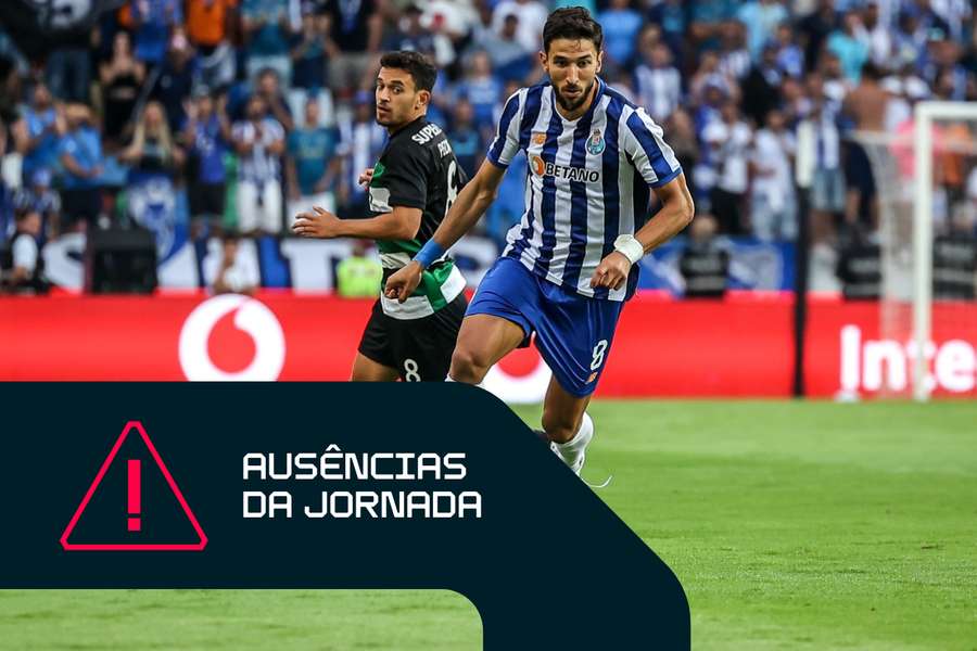 Pedro Gonçalves e Grujic são ausências no Sporting e FC Porto