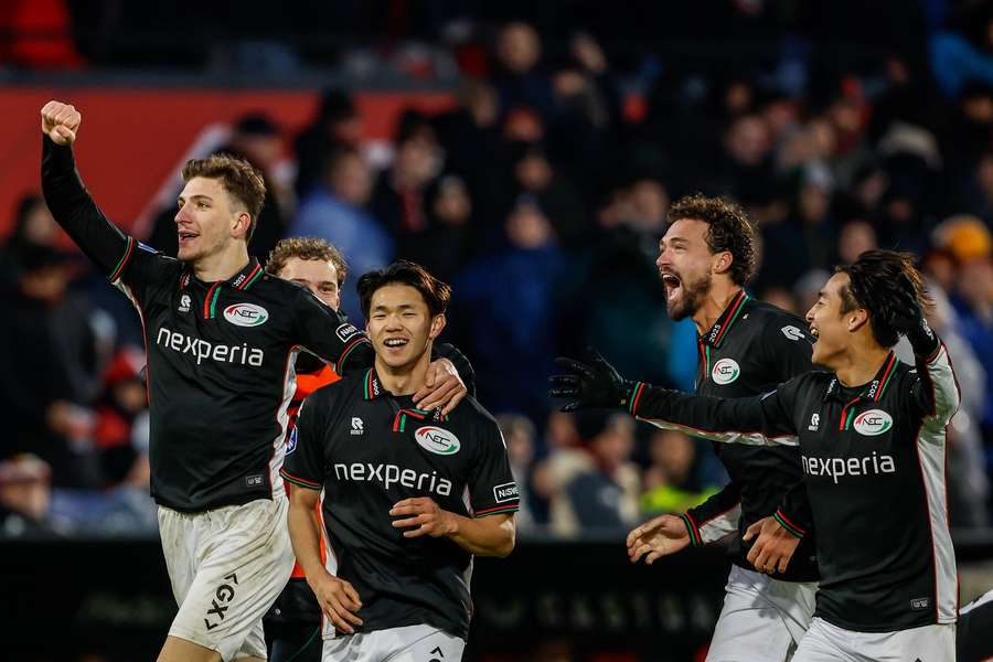 NEC beat Feyenoord 4-2 in a sensational game in De Kuip NEC beat Feyenoord 4-2 in a sensational game in De Kuip