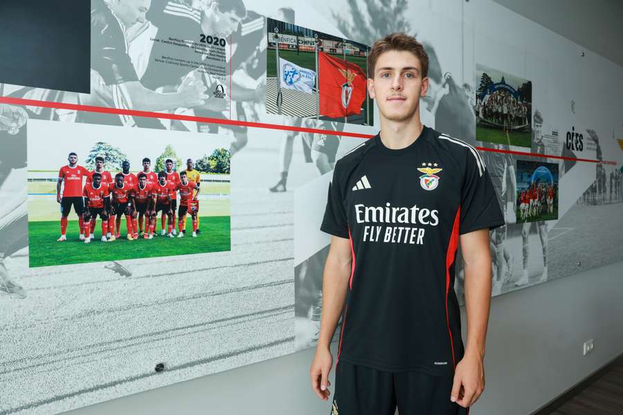 Joao Fonseca, 19-year-old centre-back for Benfica Joao Fonseca, 19-year-old centre-back for Benfica