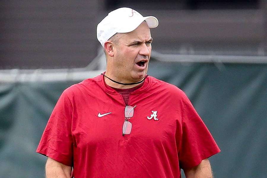 Bill O'Brien sous les couleurs de son université de l'Alabama.