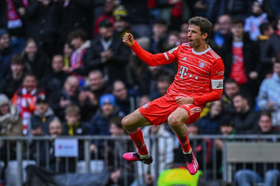 Thomas Muller was the star of the first half