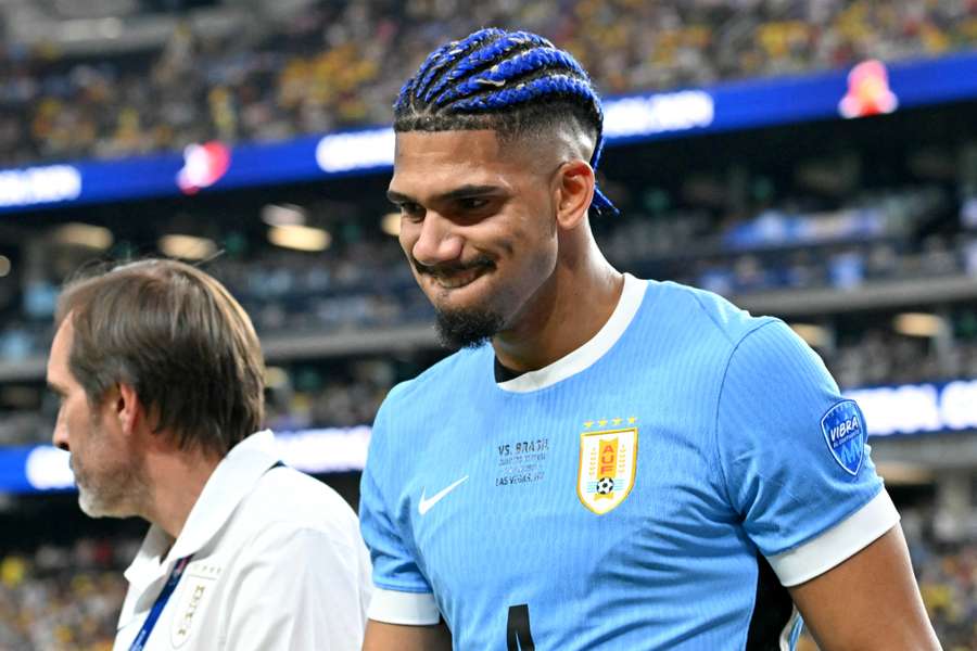 Ronald Araujo con Uruguay en la Copa América