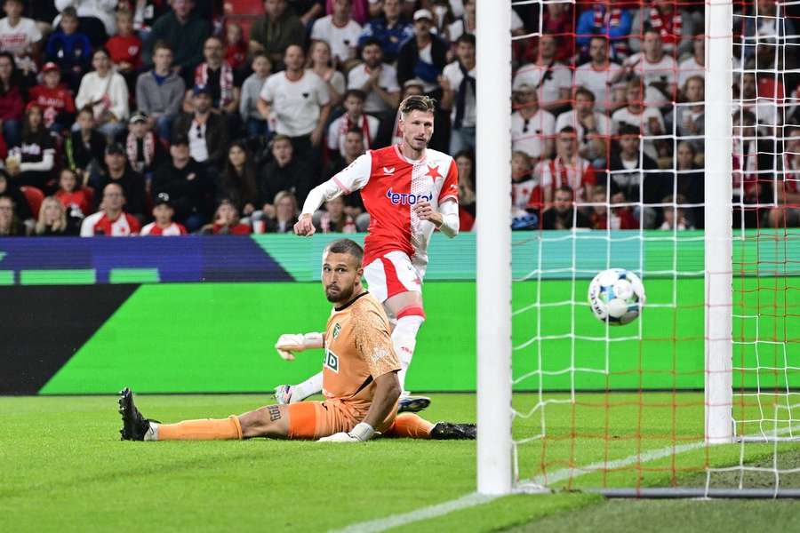 Vorlický skóroval proti Karviné dvakrát.