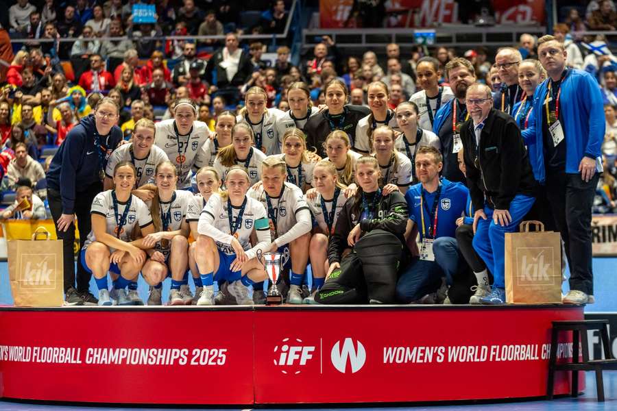 Finské florbalistky vybojovaly na MS bronz. Finské florbalistky vybojovaly na MS bronz.