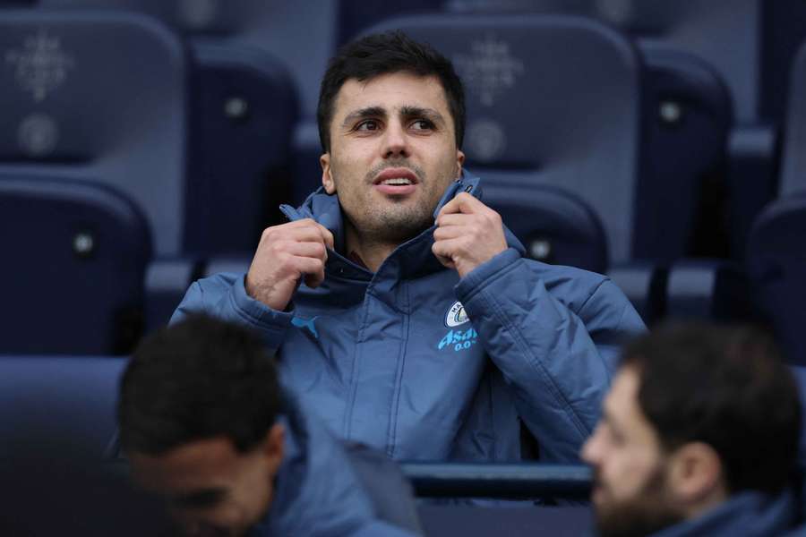 Manchester City's Rodri has missed most of the season with a serious injury
