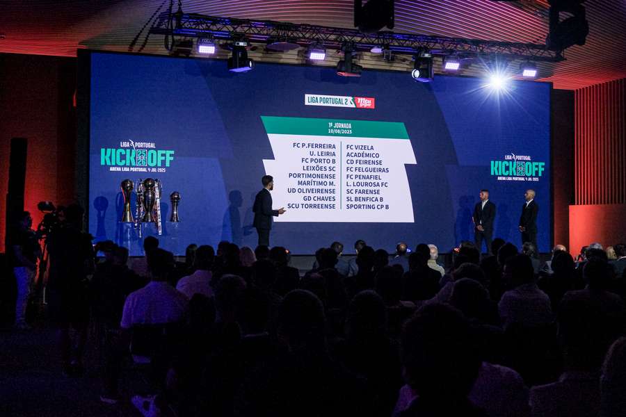 O sorteio foi na Arena Liga Portugal