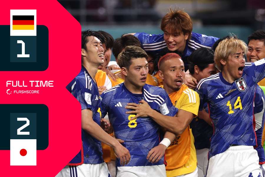 Germania - Japonia 1-2. Niponii produc a doua mare surpriză de la acest Mondial