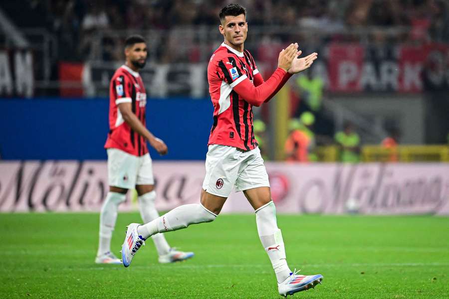 Morata deu início à recuperação do AC Milan