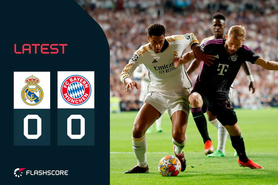 Real Madrid and Bayern Munich drew the first leg 2-2 in Germany