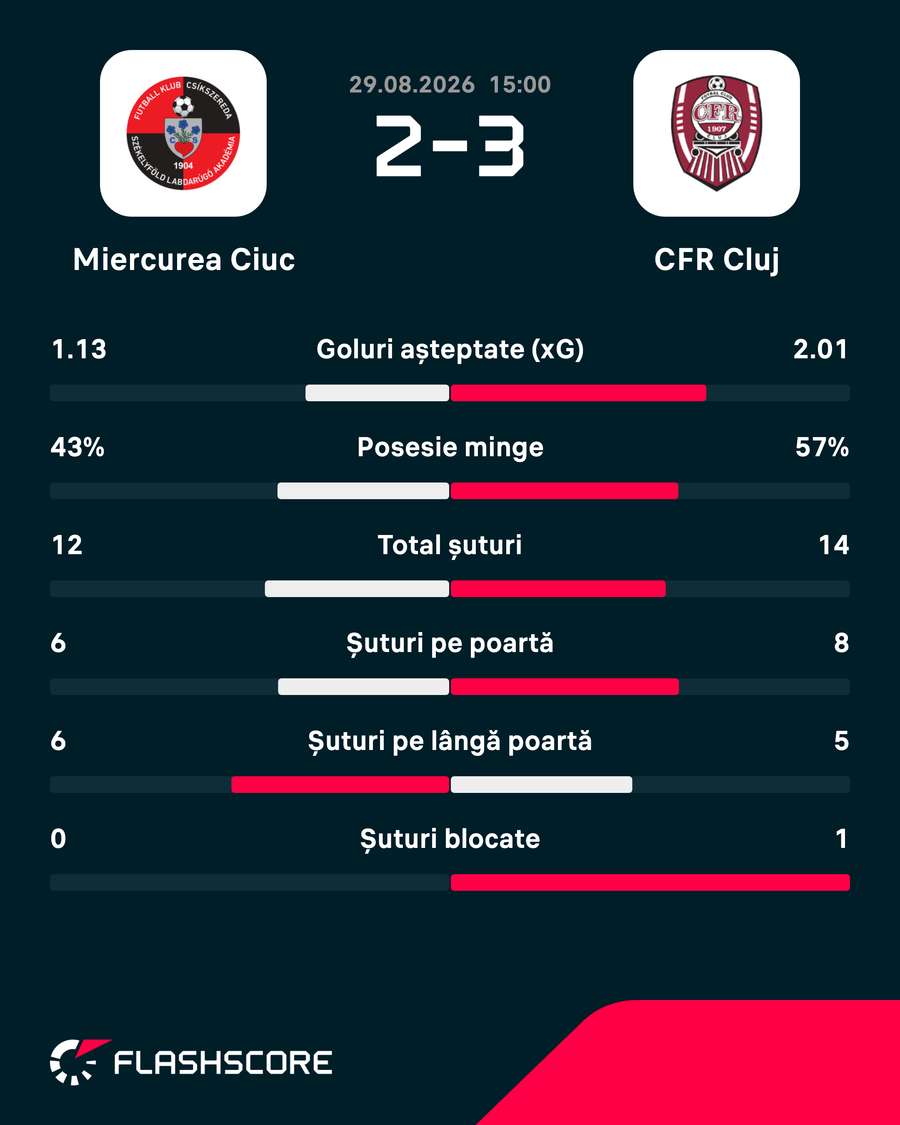 Statistici meci