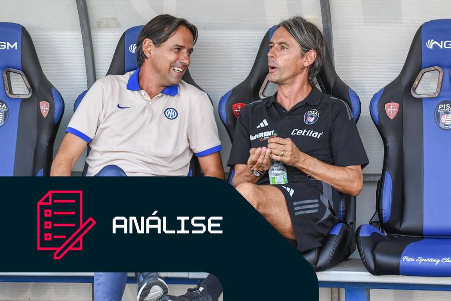 Os irmãos Simone e Filippo Inzaghi
