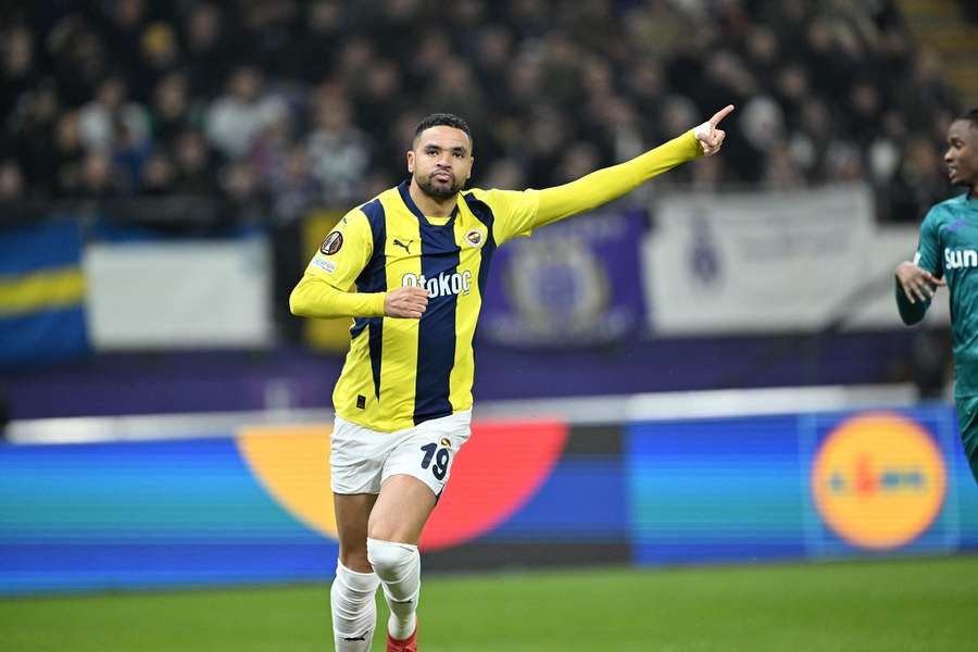 En-Nesyri celebrates his goal En-Nesyri celebrates his goal